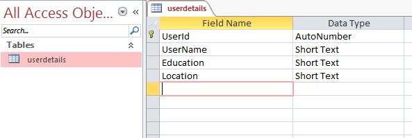 How to write connection string in asp net for ms access